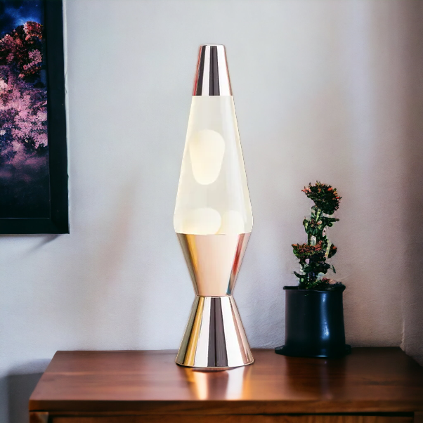 Rose gold hot sale lava lamp